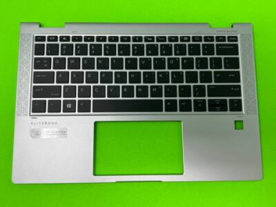 Palmrest E Tastiera Retroilluminata USA Per HP EliteBook X360 1030 G4 – L70777-001 L70776-001 (usato, Argento)