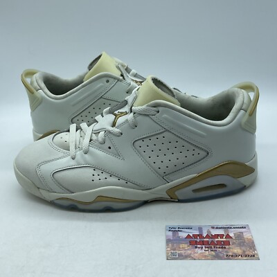 Size 11 Air Jordan Low Lunar New Year Gold Leather (DH6928-073)  195870221843|