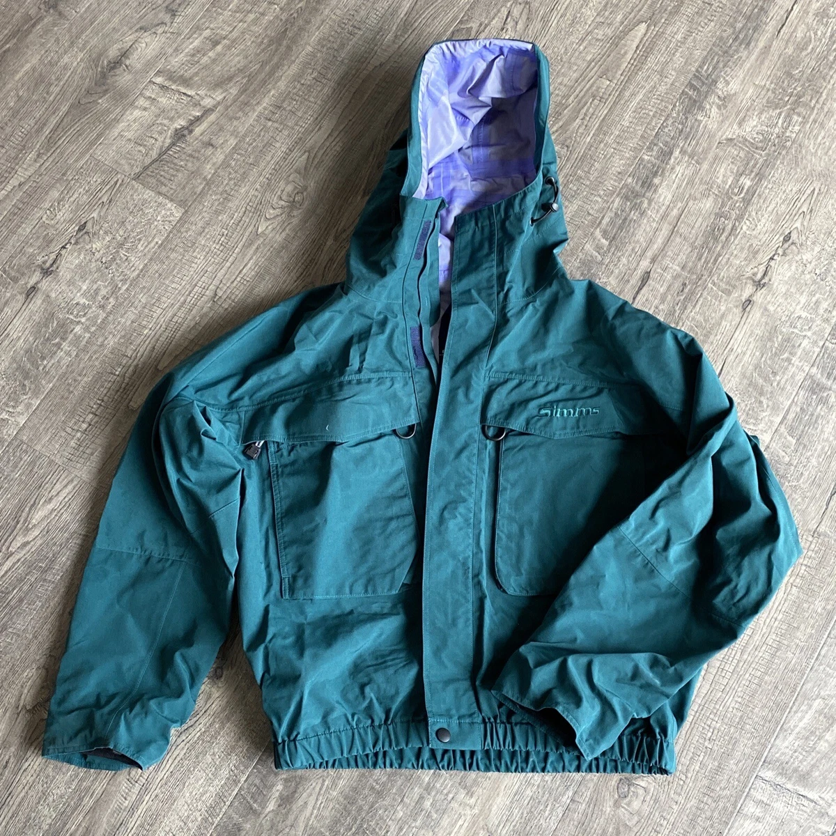 Vintage SIMMS Men S Gore tex Dry Coat Fly Fishing Wading Jacket Waterproof