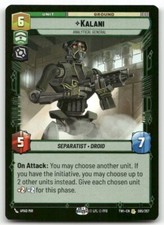 Kalani - Analytical General #085 Star Wars Unlimited TOR NM X1