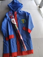 Thomas  Friends NEW Raincoat and Umbrella Set, Size Medium Kids Ages 4-5