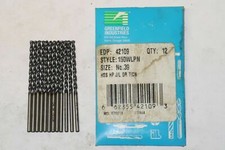 12 pcs GREENFIELD #39 TiCN Coated Parabolic Jobber Drills 150WLPN 42109 USA