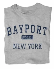 Bayport New York NY T-Shirt EST