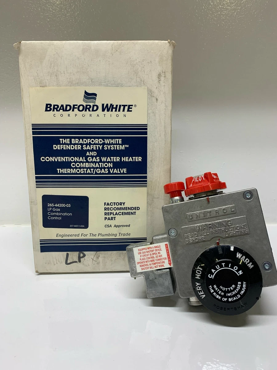 Bradford White Water Heater Gas Valve | eBay