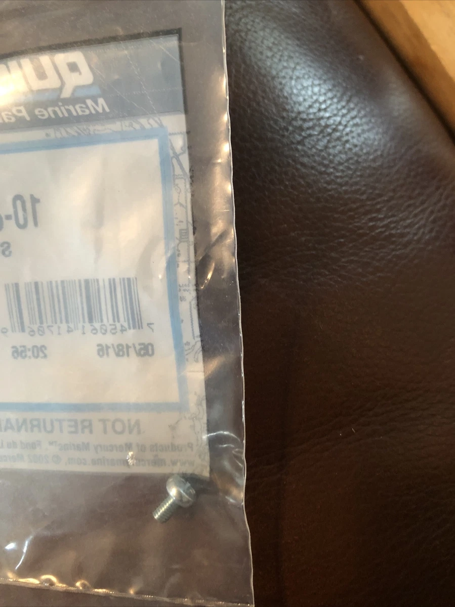 New Mercury Mercruiser Quicksilver Oem Part # 10-849038 Screw | eBay