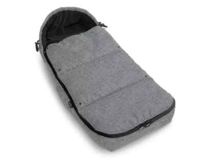 Leclerc Baby Fußsack Polar Grey Melange winddicht wasserabweisend Kinderwagen