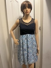 Speechless Party Dress Blue and White Size Girls 14