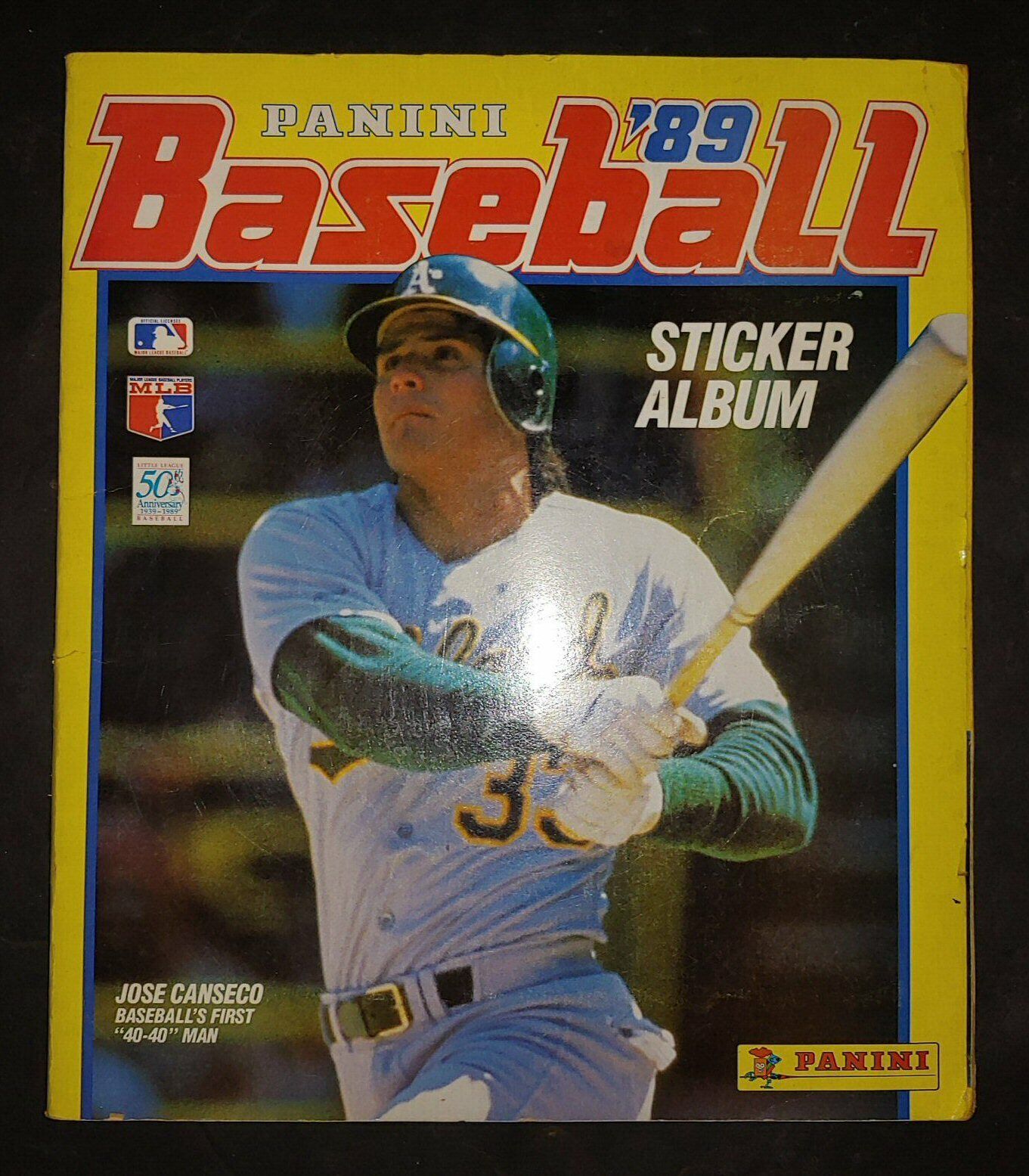 1989 Panini MLB Baseball Sticker Album Book Magazine Jose Canseco for sale  online  eBay