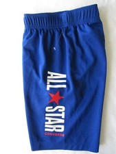 CONVERSE KIDS Size S Blue Mesh Basketball Athletic Shorts