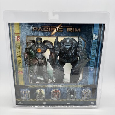 NECA Pacific Rim Action Figure 2 Pack Gipsy Danger Leatherback Box