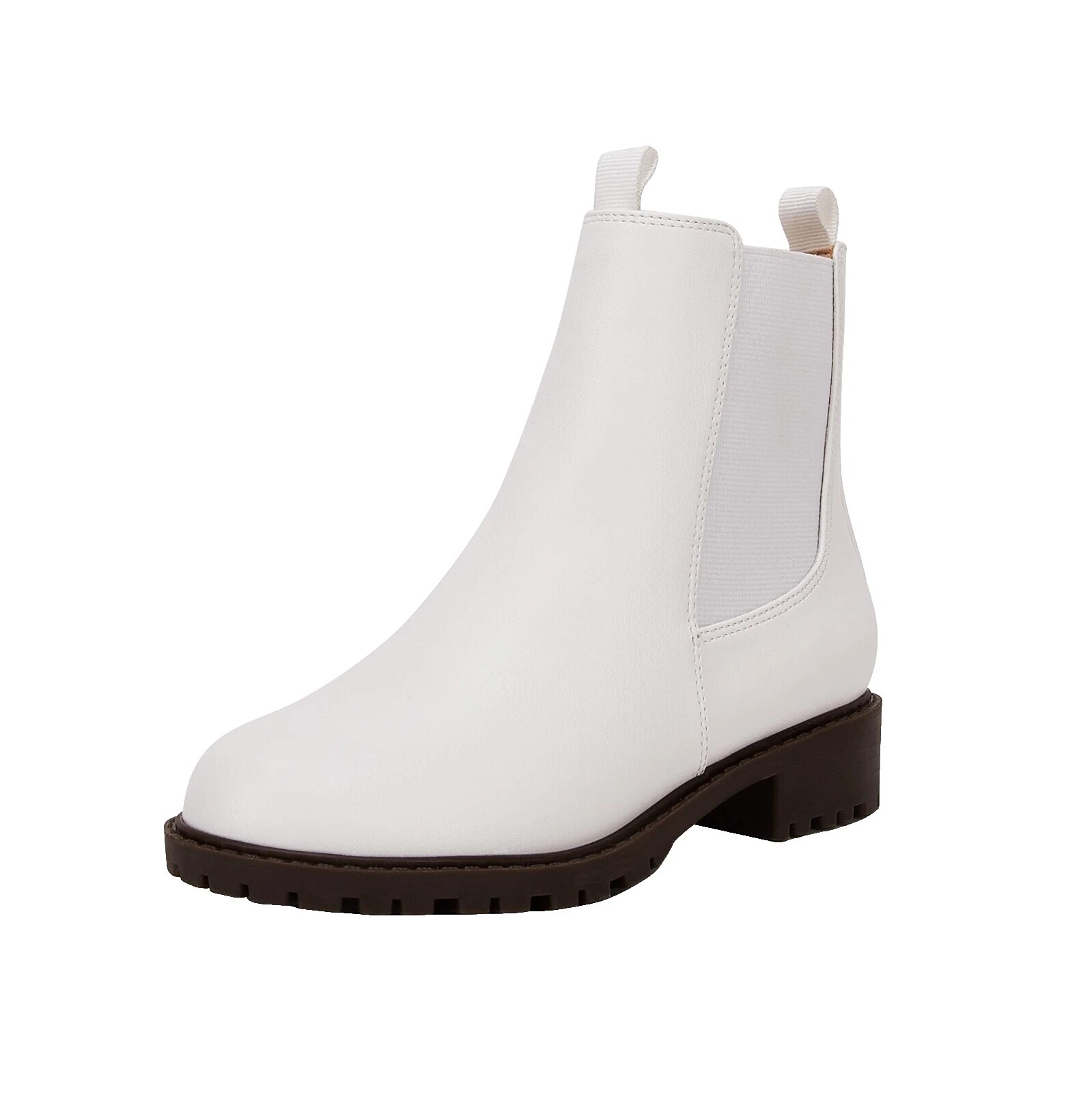 Platform White Boots for Women