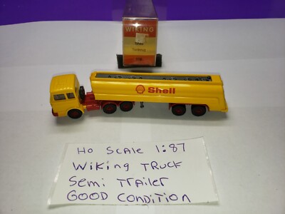 Wiking 1:87 HO SCALE TRUCK TRACTOR TRAILER SEMI VINTAGE OPEN BOX GOOD CONDITION 