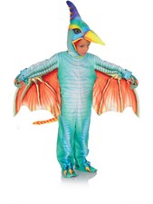 Prehistoric Reptile Green Pterodactyl Costume Toddler 2T-4T Months