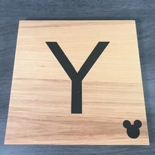 Ethan Allen Mickey Mouse Disney Letter Title Y