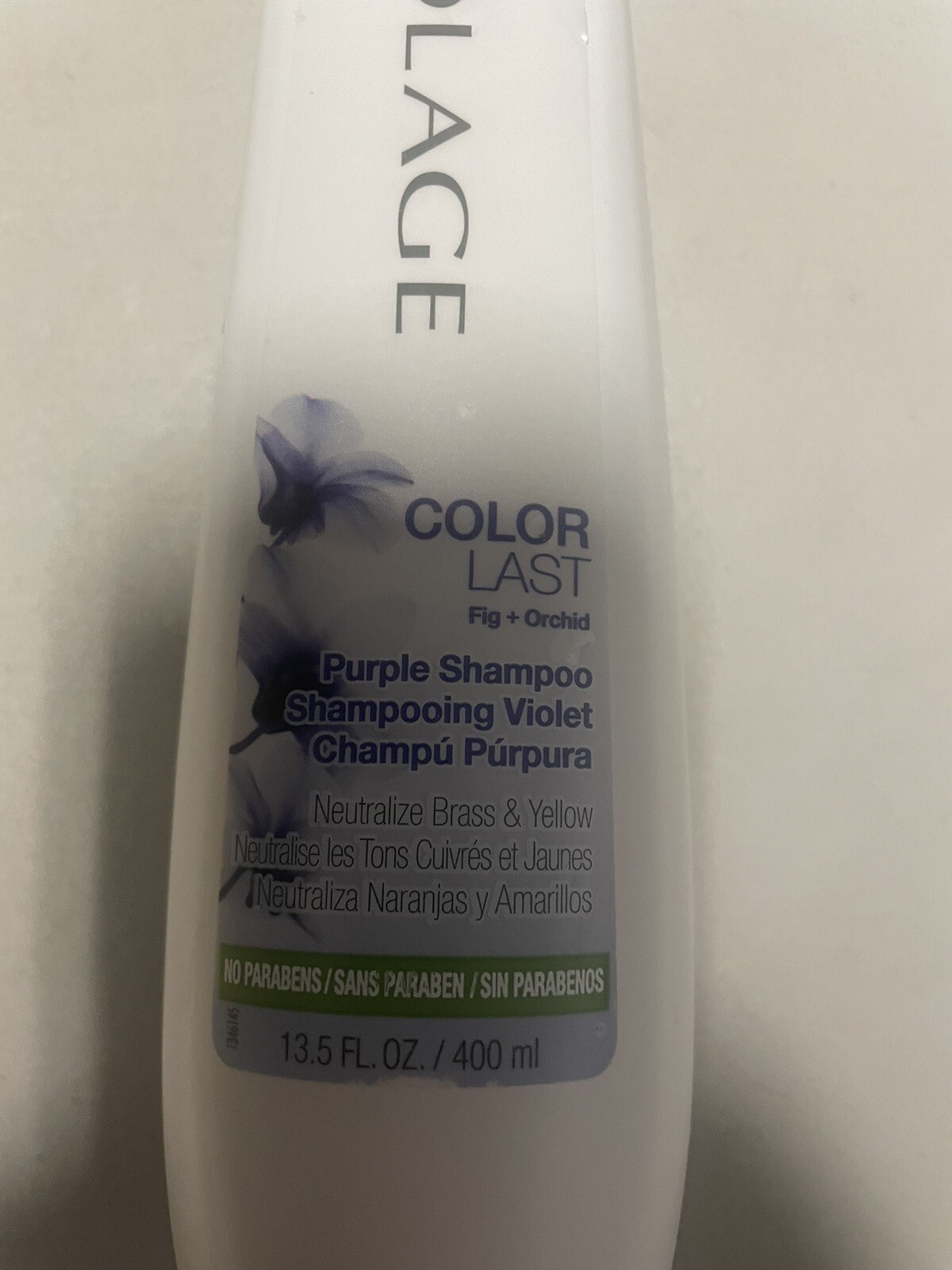 Biolage Color Last Purple Shampoo/Blonde Hair 13.5 oz
