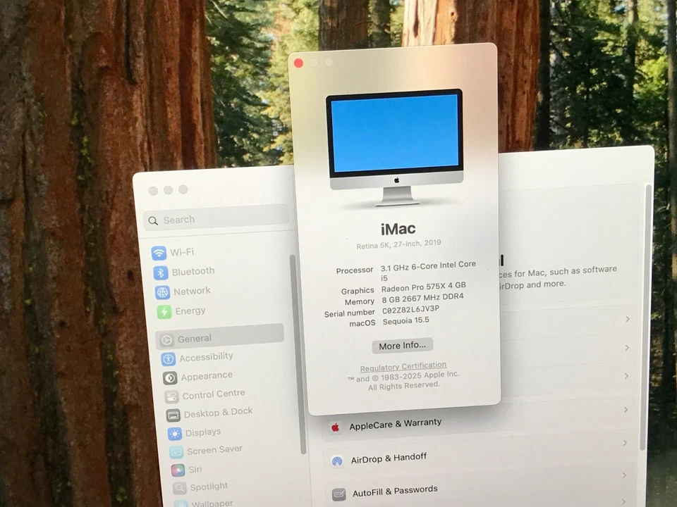 Apple iMac "Core i5" 3.1 27" (5K, 2019) 1tb hdd 8GB Ram - Image 4 of 4