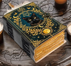 Blank Spell Book of Shadows Journal Little Witch Cat Printed Witchcraft Supplies