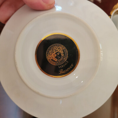 Versace Rosenthal Barocco Elegant Tall Cup and Saucer | eBay