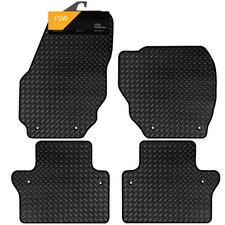 For Volvo V70 2008-2016 Automatic Tailored 3MM Rubber Heavy Duty Car Floor Mats