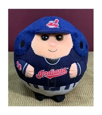 SQUEEZABLE ROUND BALL REPRESENTING THE CLEVELAND "INDIANS" PLUSH/STUFFED ANIMAL