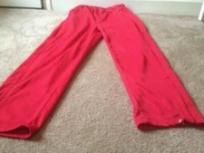 Badger Sport Men's Red Athletic Jogging Track Pants Elastic Waist Size Medium