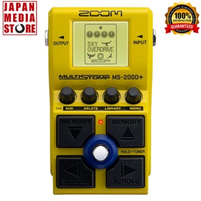 ZOOM MS-200D+ MULTISTOMP kompaktes Effekt-Gitarrenpedal BRANDNEU