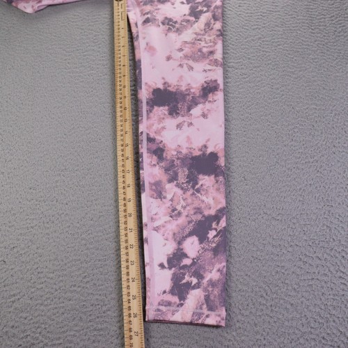 Athleta Girl High Rise Printed Chit Chat Tight Girls XXL (16) Pink Leggings - Picture 8 of 9