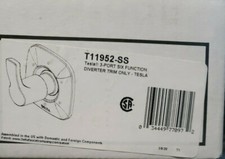 DELTA FAUCET T11952-SS Zierleisten-Set – Edelstahl, Für 1-Griff Umstellventil