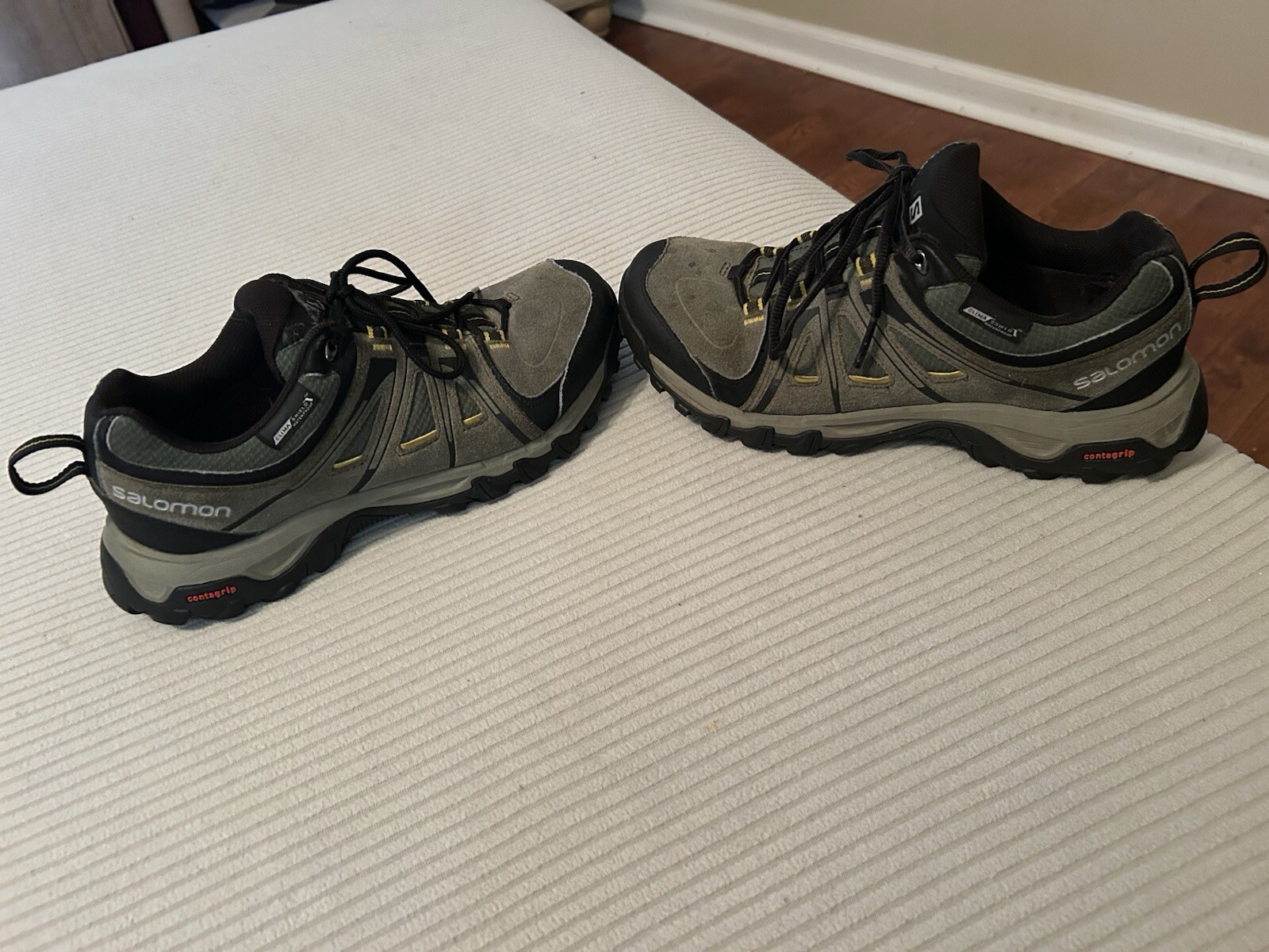 Scarpe da trekking Salomon donna taglia 8 Contragrip trail running verde 159817