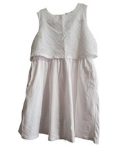UNIQLO White Sleeveless Dress, Size 11 (Kids), NWT