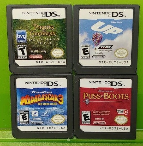 ニンテンドー3DS - ニンテンドー3DS  LL  ディズニーDS Lite  DSiLL３点 Nintendo DS Lite 2ds 3ds Games Lot Disney UP Madagascar 3 Puss in