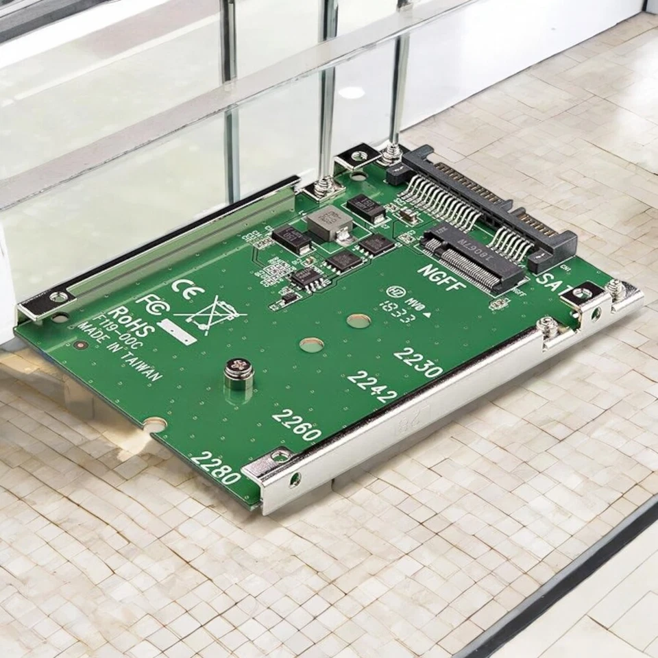 SATA Adapter Converter StarTech M.2 NGFF SSD to 2.5in SATA Hard Drive Converter - Image 2 of 4