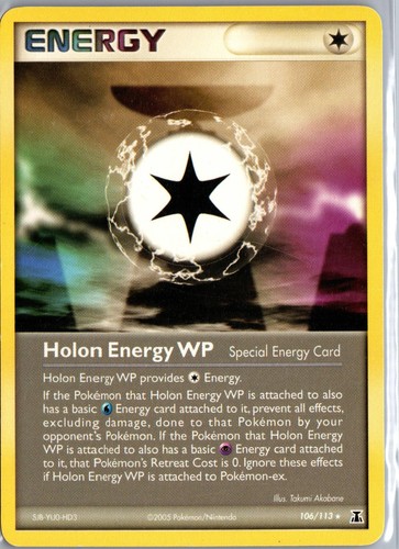 Holon Energy WP 106/113 Rare Delta Species Pokemon Heavily Played