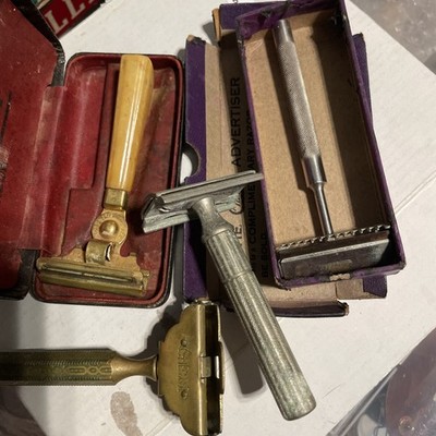 Vintage Safety Razors -Estate Lot of 4-