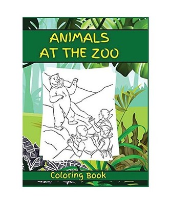Animals at the Zoo: Activity Book for Children, 20 Coloring Designs, Ages 2-4, 4