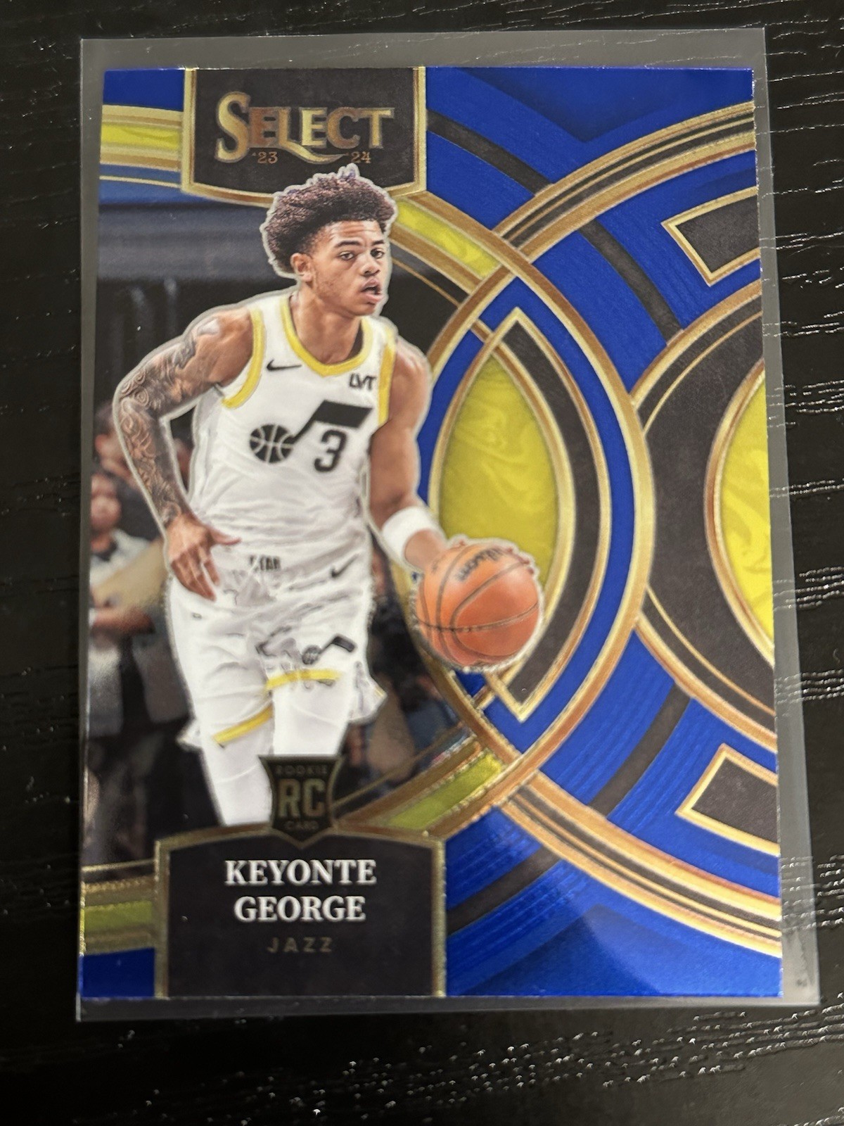 2023-24 Keyonte George Rookie Panini Select - Premier Level #109 Blue (RC)