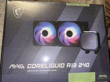 MSI MAG CORELIQUID A13 240 Liquid CPU Cooler RGB Black 120mm Fans