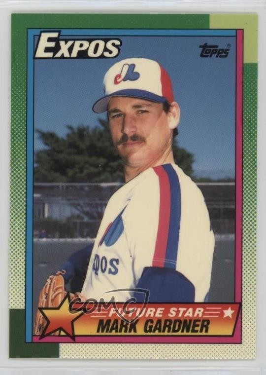 1990 Topps Box Set Collector's Edition (Tiffany) Mark Gardner #284 Rookie RC 9b4