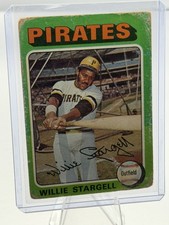 Willie Stargell Topps 1975 Base Set #100 Pittsburgh Pirates MLB Baseball Card