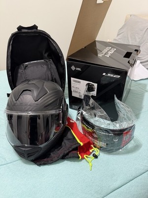 ls2 helmets advant x carbon modular helmet Small