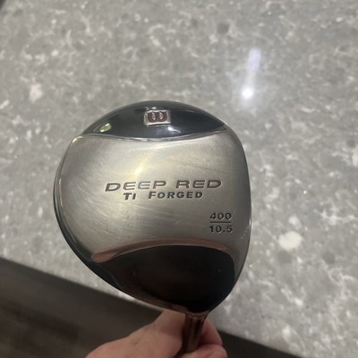 Wilson Fat Shaft Forged Deep Red 400 Titanium Driver 10.5 Right