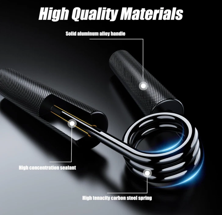 Set 4 fortalecedores de mano 50-200 lb antideslizantes para fuerza y rehabilitac Foto 3 de 4