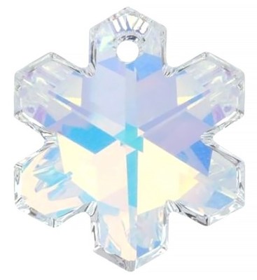 Original SWAROVSKI SCHNEEFLOCKE ANHÄNGER 6704, Kristall AB Aurora Borealis, 20 mm