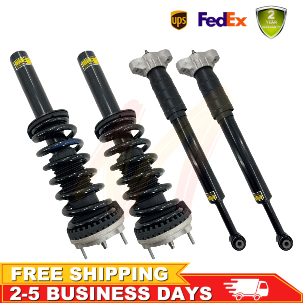 4x Fit Maserati Ghibli S Q4 2014- Front Rear Shock Absorber Assys AWD 670008897
