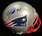 Darrelle Revis Autographed New England Patriots Mini Helmet JSA