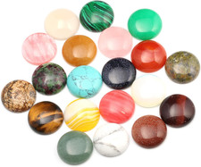 Natural Stones Cabochon 4 6 10 12 14 16 18 20 MM round No Hole for Making Jewelr