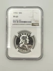 1955 50C Franklin Proof Half Dollar NGC PF67