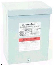 PHAZPAK PR-3/4 Phase Converter 3/4 HP 230V Solid State Complete Unit