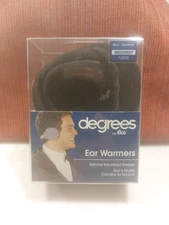 Degrees By 180s Ear Warmers Black Behind The Head Design Men's Women's Free-Ship