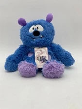 Warmies Blue Monster plush toy Brand New Warm In Microwave